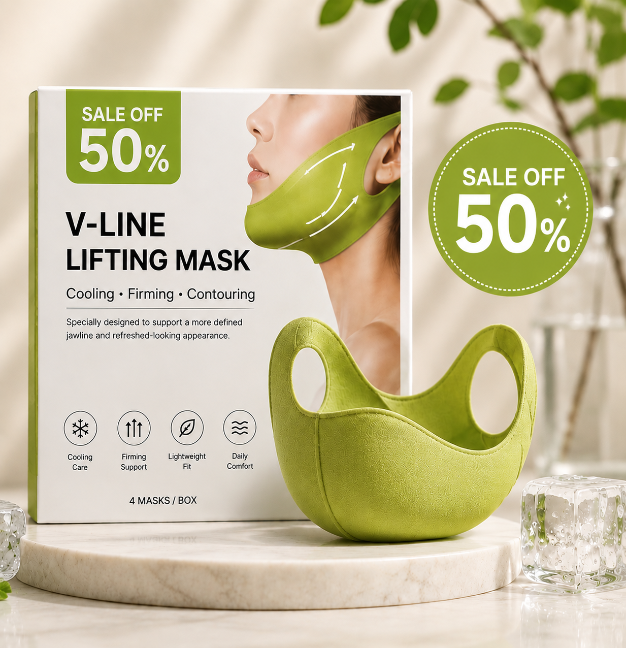Cactus V-Shaped Firming & Lifting Mask