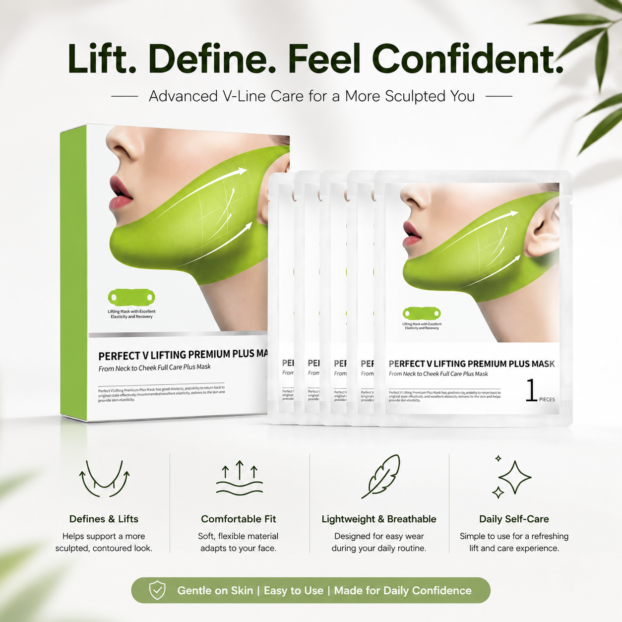 Cactus V-Shaped Firming & Lifting Mask